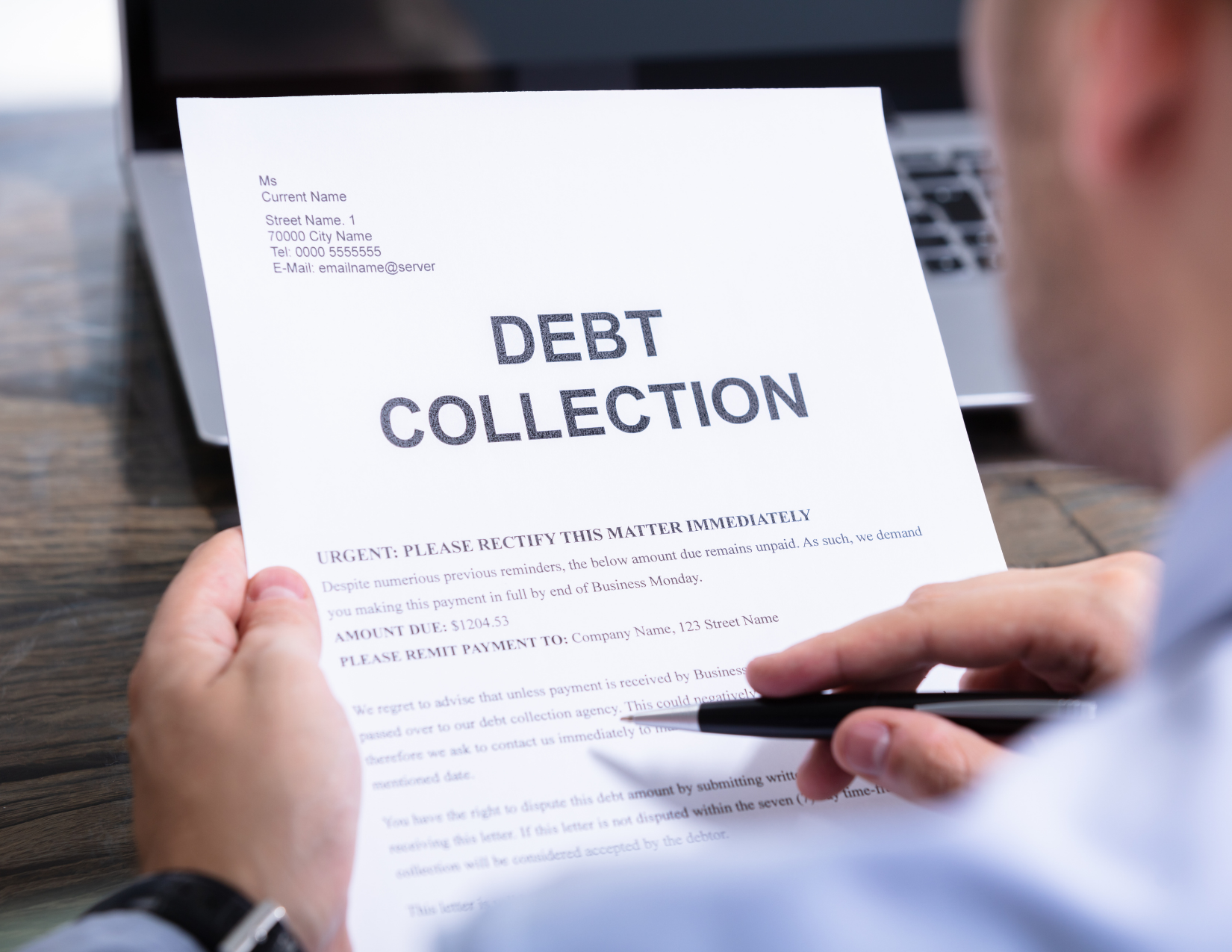 Debt Collection Procedure Uk